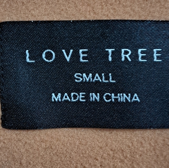 Nordstrom Love Tree Camel Wrap Coat Size S - Picture 6 of 11